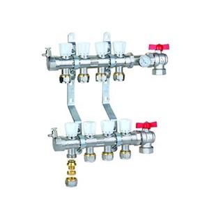 Colector de calefacción de <span class=keywords><strong>suelo</strong></span> <span class=keywords><strong>radiante</strong></span>, 7 circuitos - Product Image 3