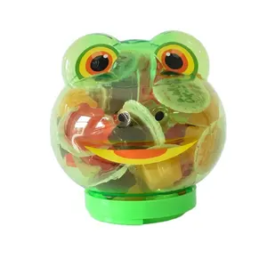 Cartoon animal frog shaped assorted fruit jelly