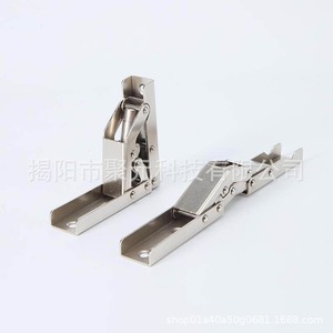 Charnière pliante à 90 degrés Juyuan Hardware, charnière grenouille à angle droit sans perçage à 180 degrés pour meubles - Product Image 1