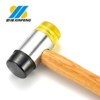 Marteau bidirectionnel de haute qualité 20-50mm avec outils de construction de marteau en plastique à manche en bois
