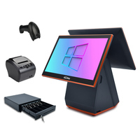 Sistem POS Touch all in one dengan printer penerimaan 80 mm