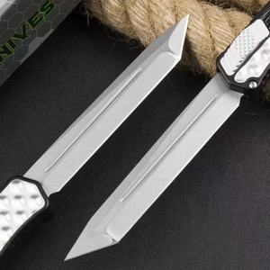 Couteau de camping personnalisable DIY Believe Pastor 2, mini couteau droit Snake God, micro-technologie, EDC de poche, en acier inoxydable et aluminium - Product Image 4