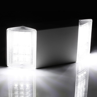 FEITUO Lampe d'urgence LED à double tête à montage mural avec batterie de secours Ni-Cd à installation rapide pour hôtel, école, bureau, projets commerciaux