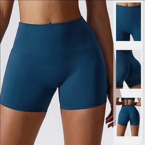 Shorts Deportivos para Mujer 2024, Transpirables, con Efecto Scrunch, Tallas Grandes, Cintura Alta, para Yoga, Gimnasio - Product Image 2