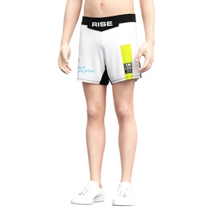 Shorts MMA con Corte Lateral y Dobladillo, Súper Duraderos y Ligeros, Tejido Suave, Ideales para BJJ No Gi y Entrenamiento de Combate - Product Image 4