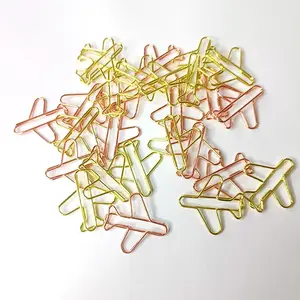 50 Piece Airplane Shape Paper Clips Funny Planner Clips For For Fun Office Supplies School Gifts Wedding Decoration