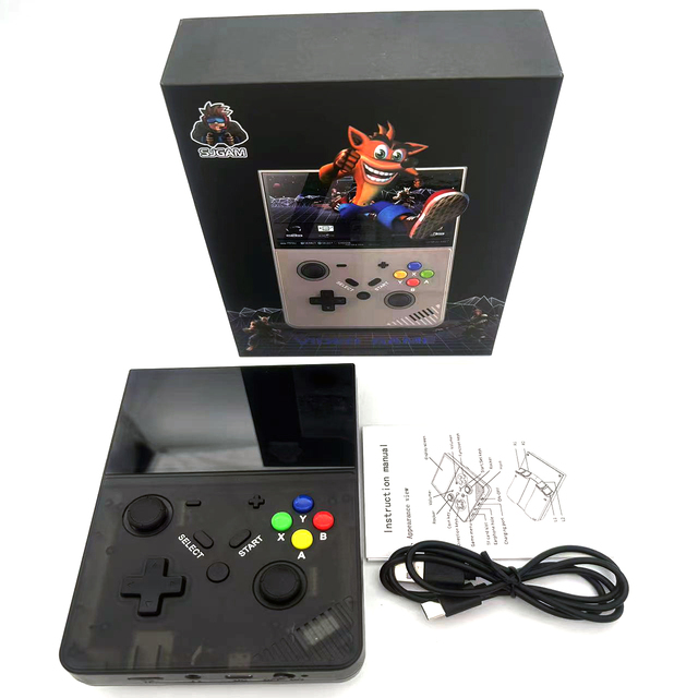 Classic for Handheld Game Console 4.3 Inch LCD Screen Built-in 20000 Games Rechargeable Portable Double Player Video Game System