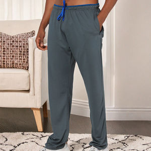 Pantalon de jogging et de sport pour homme 2026, noir, léger, respirant, en coton, coupe droite, poches latérales, séchage rapide, taille haute élastique - Product Image 3