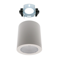 Spot LED COB rond à haute luminosité, montage en surface, nouveau, AC, sans scintillement, 10W, en aluminium, pour couloir