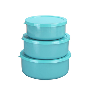 Juego <span class=keywords><strong>de</strong></span> almacenamiento <span class=keywords><strong>de</strong></span> alimentos sellados, cuenco <span class=keywords><strong>de</strong></span> mezcla <span class=keywords><strong>de</strong></span> vajilla <span class=keywords><strong>de</strong></span> esmalte <span class=keywords><strong>de</strong></span> grano <span class=keywords><strong>de</strong></span> gran tamaño, gran oferta, precio bajo, 5 uds. - Product Image 3