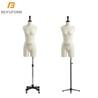 BEIFUFORM pleine torse robe forme mannequins corps féminin taille asiatique 78A mannequin pour vêtements femme demi-corps mannequin femmes