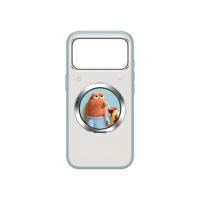 Étui de téléphone intelligent pour enregistrement de selfie électronique pour 18 Pro Max avec fonction de mise en miroir de l'écran tactile, en ABS uni