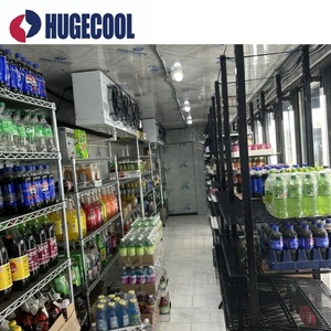 Tùy chỉnh cửa kính đi bộ trong mát và tiếp cận trong tủ đông hiển thị phòng lạnh với hệ thống làm mát không khí - Product Image 3