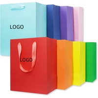 Sacs en papier écologiques personnalisés avec logo imprimé, vente en gros, sacs en papier kraft de haute qualité avec votre propre logo