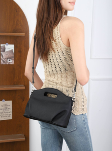 Bolso de Hombro Tipo Saddle Color Bronceado para Mujer, Bolso Bandolera de PU con Cierre, Portátil e Impermeable para Viajes Diarios - Product Image 4