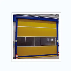 Manufacturers customized underground garage fast rolling door radar induction insulation PVC rolling door