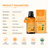 Minyak Esensial Jeruk Organik Premium Grade 100% Murni dan Alami untuk Pijat Tubuh dan Aromaterapi