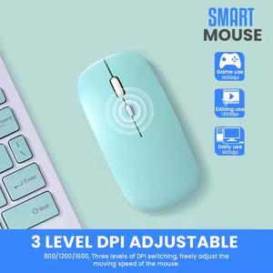 Teclado y Ratón Inalámbricos Recargables Delgados con Bluetooth a Precio de Mayoreo, Teclado y Ratón Inalámbricos Económicos, Combo de Teclado y Ratón Mini - Product Image 5