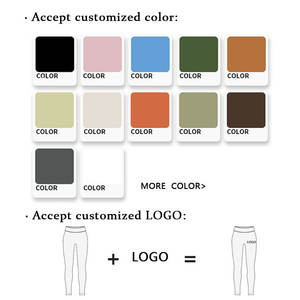 Pantaloni a compressione rapida con Logo personalizzato Plus Size pantaloni ad alta elasticità morbidi e lisci da donna Sport da Yoga Lifting Leggings - Product Image 3