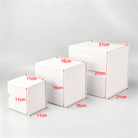 Caja de Regalo de Cartón Plegable con Asa para Velas Aromáticas Rígidas de Lujo de 8 y 10 Onzas con Logotipo Personalizado