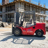 Nueva Carretilla Elevadora Diésel de 2.5, 3, 4, 6 y 7 Toneladas, 4x4, Todoterreno, Fabricada en China