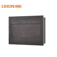 Caja de Distribución Eléctrica Metálica Lihon con Riel DIN Ajustable