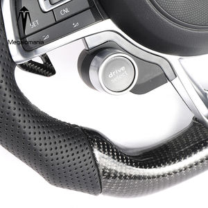 Volante Deportivo de Fibra de Carbono para VW GOLF MK7 <span class=keywords><strong>GTI</strong></span> GTS R-LINE <span class=keywords><strong>POLO</strong></span> SCIROCCO GTD GTE <span class=keywords><strong>MK6</strong></span> CC Passat Jetta Golf7.5 Golf6 R - Product Image 3