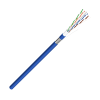 Kabel Tembaga Padat 23AWG CAT6 Plenum PVC Bersertifikat ETL Teruji 550MHz Harga Pabrik untuk Kabel Komunikasi