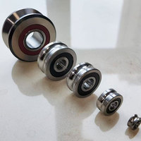 Roulement à rouleaux de voie de rainure SG15 U 5x17x8mm roulement de guidage linéaire scellé à Double rangée pour Machine d'au