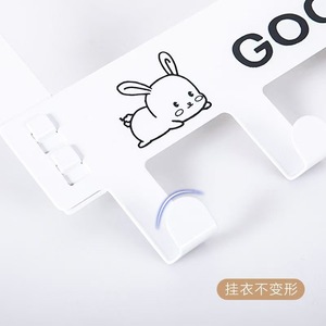 ตะขอแขวนประตูดีไซน์กระต่าย 5 ตะขอ แบบถอดได้ สำหรับแขวนเสื้อผ้าและกระเป๋า - Product Image 3