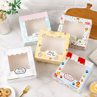 Boîte d'emballage personnalisée pour pâtisseries, idéale pour le chocolat, les puffs, les tartes aux œufs, les macarons, les boîtes cadeaux de biscuits