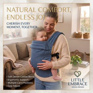 <span class=keywords><strong>Porte</strong></span>-bébé PABELY certifié CE, luxe, ergonomique, en coton et lin de qualité supérieure, cadre robuste, capacité de charge de 15 kg, pour bébés de 0 à 3 ans, pliable et facile à utiliser - Product Image 3