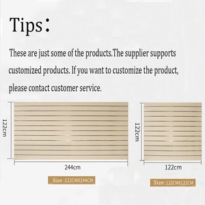 مصنع الجملة عرض Slatboard Slotwall نظام تخزين لوحة 18 مللي متر قدم القسم الثقيلة جدران عجيزة المرآب PVC SlatWall - Product Image 2