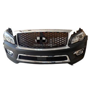 Pare-chocs avant pour Infiniti <span class=keywords><strong>QX80</strong></span> 2016-2017, ensemble de pare-chocs Infiniti Z62, calandre Infiniti, capot Z62, vente directe - Product Image 3