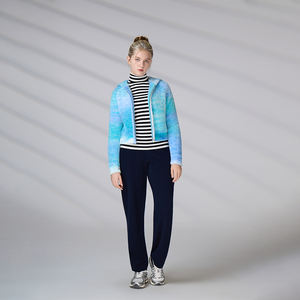 Suéter con Capucha de Punto Personalizado, Estilo Casual, Top Corto, Cárdigan con Cremallera para Mujer, Otoño Invierno - Product Image 6