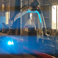 Robot de soudage sur rail au sol avec système de vision 3D de haute qualité
