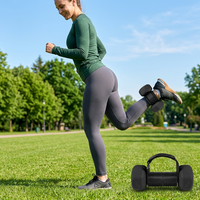 Attache de pied en néoprène pour haltères, sangles de cheville robustes pour la gym, fermeture auto-agrippante, antidérapantes, écologiques, réglables pour l'entraînement musculaire