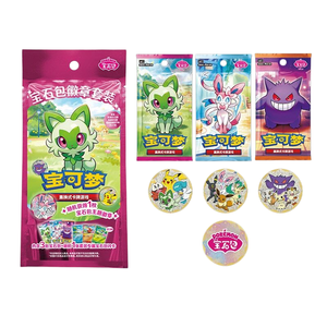 Juego de Cartas Coleccionables Pokémon Selladas, Edición <span class=keywords><strong>Escarlata</strong></span> y Violeta, Set de Insignias Gem Pack, Chino Simplificado, Tarjetas Coleccionables Oficiales - Product Image 1