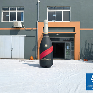 Aero Рекламная гигантская надувная бутылка вина наружная герметичный напиток бутылка индивидуальная рекламная надувная бутылка - Product Image 2