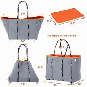 กระเป๋าหิ้วชายหาดแบบเจาะรูสำหรับผู้หญิง ทำจากนีโอพรีน ขายส่ง กระเป๋าเป้สะพายหลังสำหรับโปรโมชั่น - Product Image 5