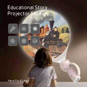 XDT Story Machine, Proyector Interactivo Educativo Montessori con IA, Juguete de Aprendizaje Sensorial, Batería de Litio, Plástico ABS - Product Image 2