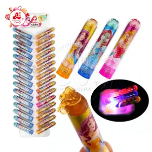 Hanging board packed LED Lighting fruity Crazy hair lipstick Jam candy