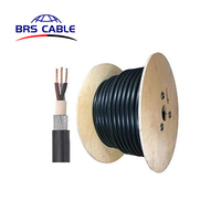 Câble de pompe submersible pour puits KSB, isolation en caoutchouc/PVC