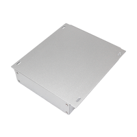Caja de Aluminio para Disipador de Calor de Electrónica, Carcasa de Aluminio Montable en Pared con Orejetas Laterales para Fijación Segura de PCB