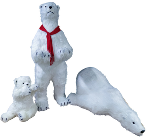 Ours polaire réaliste, jouet électrique <span class=keywords><strong>de</strong></span> haute simulation, cadeau <span class=keywords><strong>de</strong></span> Noël, motif réaliste, animal debout, carnaval - Product Image 6