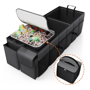 Organizador de maletero plegable con bolsa de almacenamiento de accesorios de coche más fresco con <span class=keywords><strong>3</strong></span> compartimentos - Product Image 3