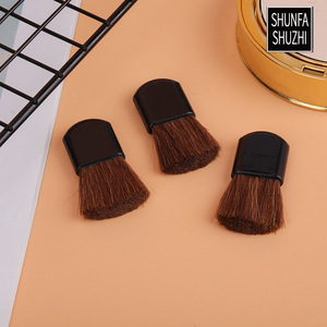 Shunfa Shuzhi - Brocha de maquillaje portátil para colorete, cerdas de lana de 1 cm, mango de plástico, herramienta de maquillaje facial para difuminar y aplicar - Product Image 1