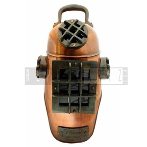 Casco de Buceo Antiguo de Cobre, Casco de Buceo de la Marina de los Estados Unidos, Casco de Buceo Náutico Vintage, Decoración Náutica Marítima para el Hogar, Accesorio para Películas - Product Image 3