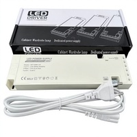 Alimentation LED 12V 24V 2A 3A 8.3A SMPS avec détecteur de mouvement pour éclairage LED de cuisine, placard et armoire, transformateur AC-DC