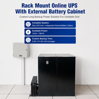 Alimentation UPS hybride en ligne 3kVA 2700W pour rack/tour, idéale pour les petits centres de données et les serveurs, avec longue autonomie
